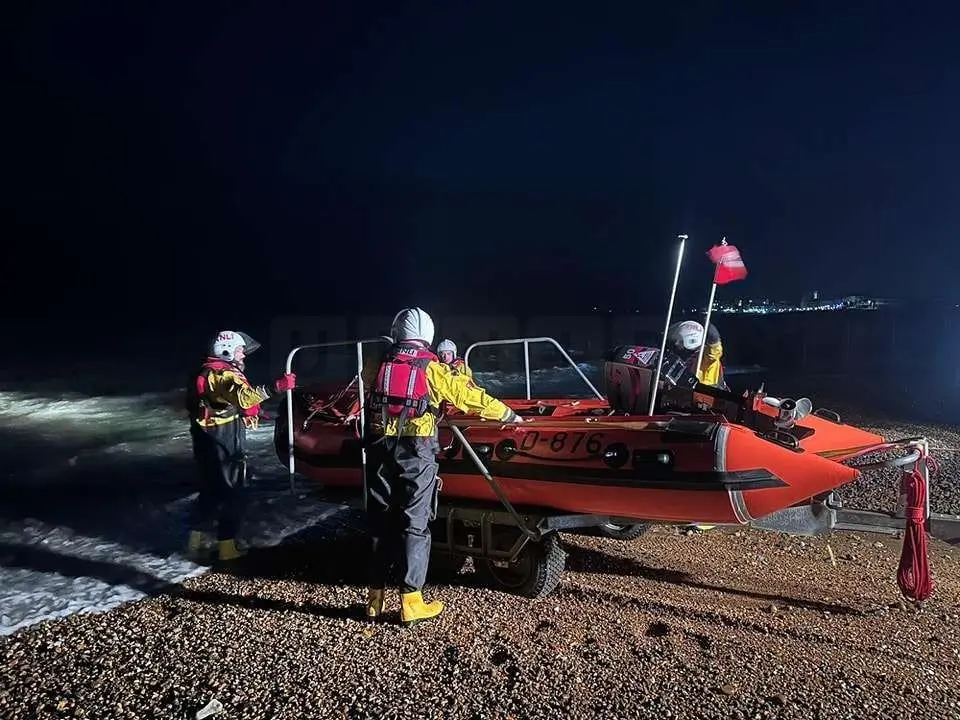 Eastbourne RNLI Heroes Race Against Time in Triple Rescue Mission with New Lifeboat Debut