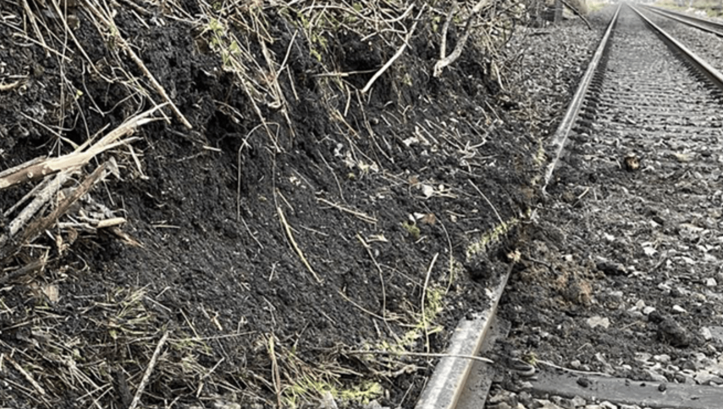 Landslip Repair Work Disrupts London Euston-Birmingham Rail Route