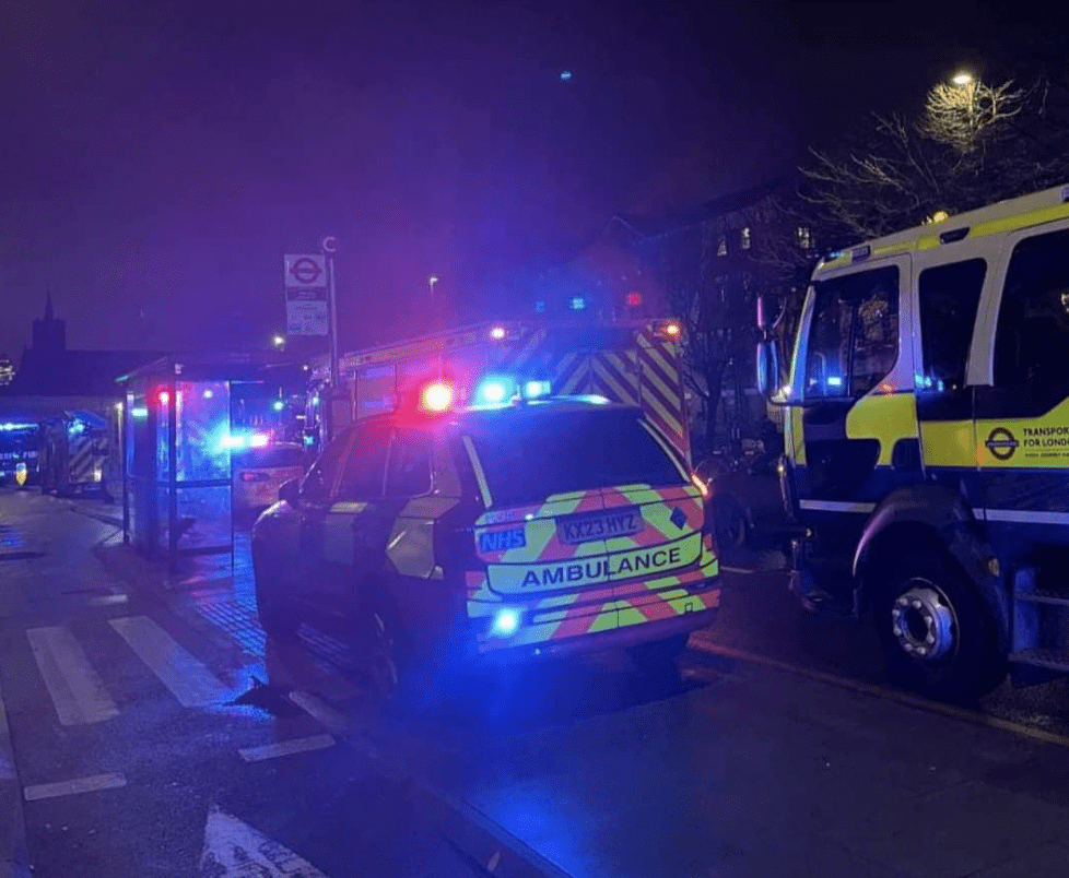 Emergency Services Respond to Person Hit by Train at Mile End Station
