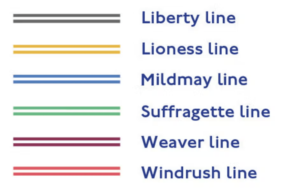 London Overground Unveils £6 Million Rebrand: Lioness, Windrush, and Suffragette Among New Names