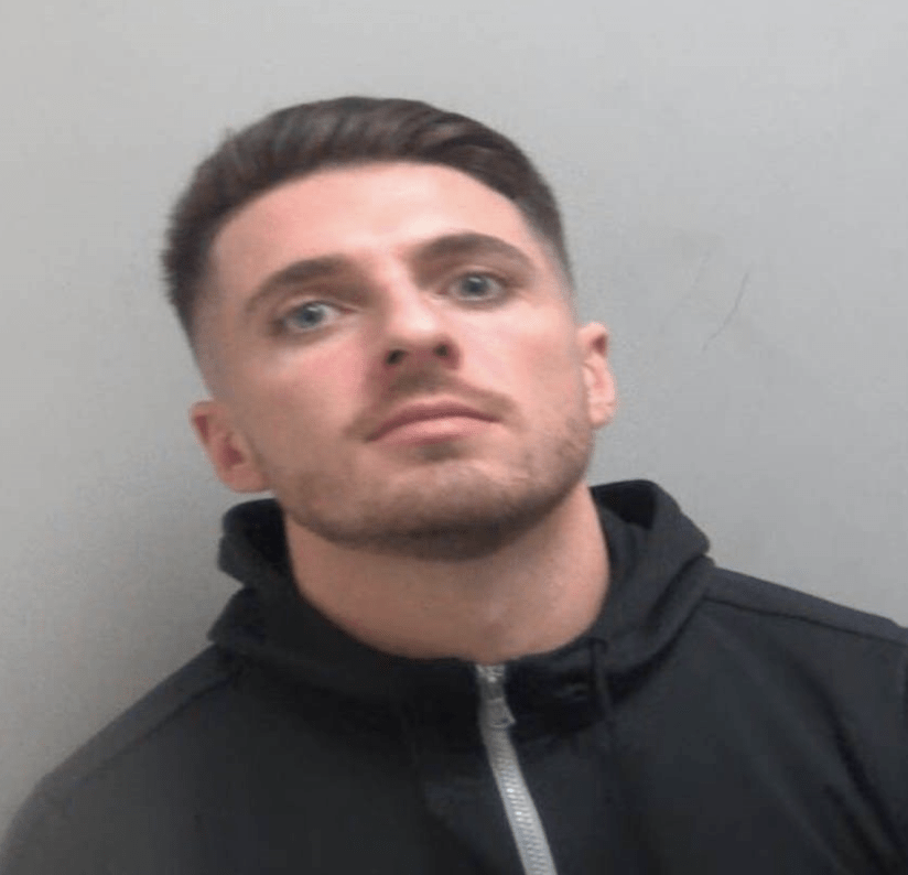 Patrolling officers caught a drug dealer red-handed in the midst of his plan to supply a Christmas party with ketamine and nitrous oxide