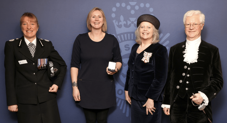 Crime Scene Investigator Becky Wright Honoured for Two Decades of Police Service