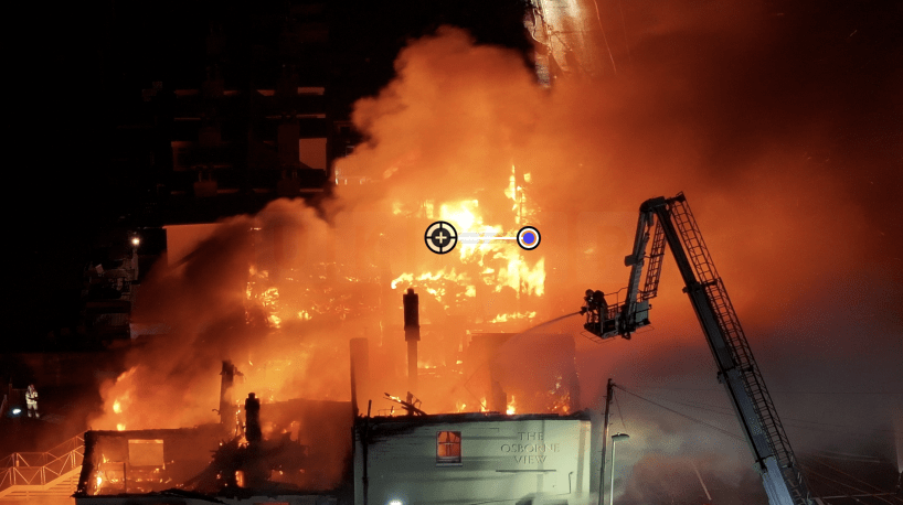 Fire Engulfs Historic Osborne View Hotel in Lee on Solent