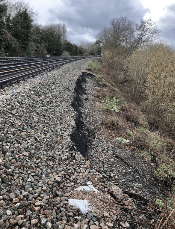 Landslip Causes Major Disruption: Urgent Repairs Needed on Gillingham-Faversham Track