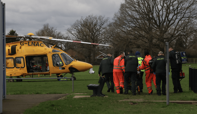 Person Airlifted to Hospital After Falling from Lorry in Maidstone