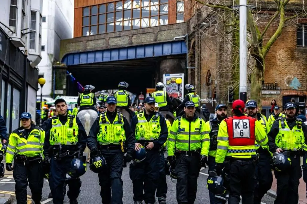 Heavy Police Presence and Arrests during BHAFC vs CPFC Match