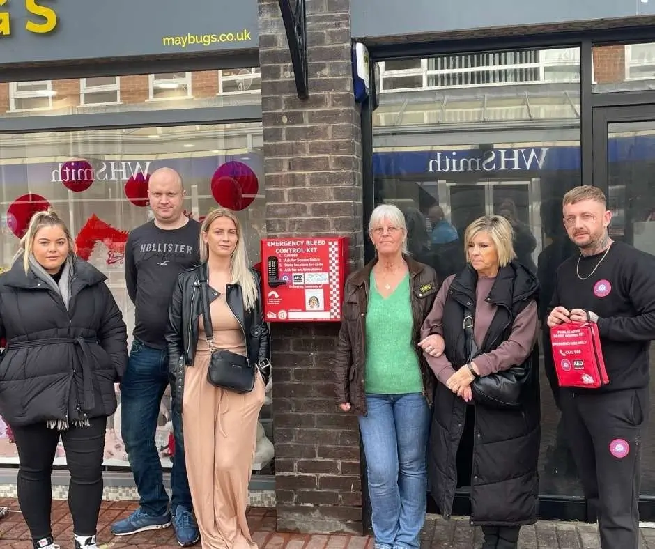 Life-Saving Bleed Control Cabinet Installed at Hailsham’s Vicarage Field Shopping Precinct