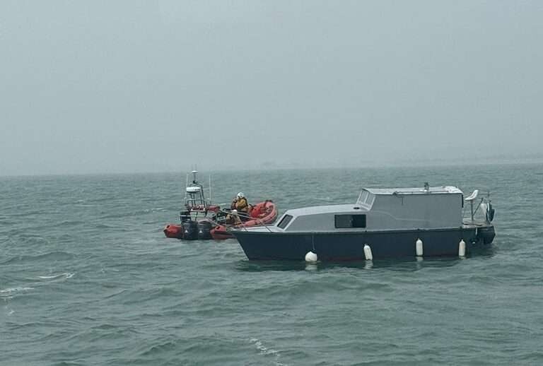 Dramatic Sea Rescue Near Eastbourne Amid Foggy Conditions