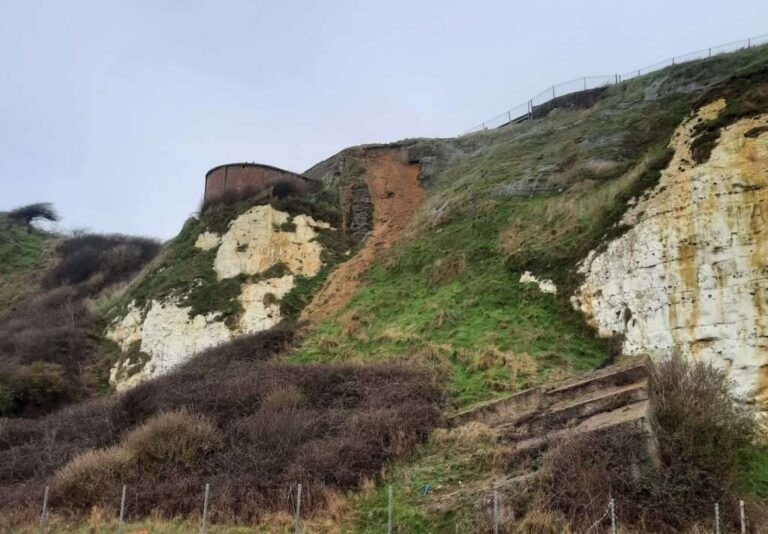 Warning Issued After Cliff Falls in Newhaven and Surrounding Areas