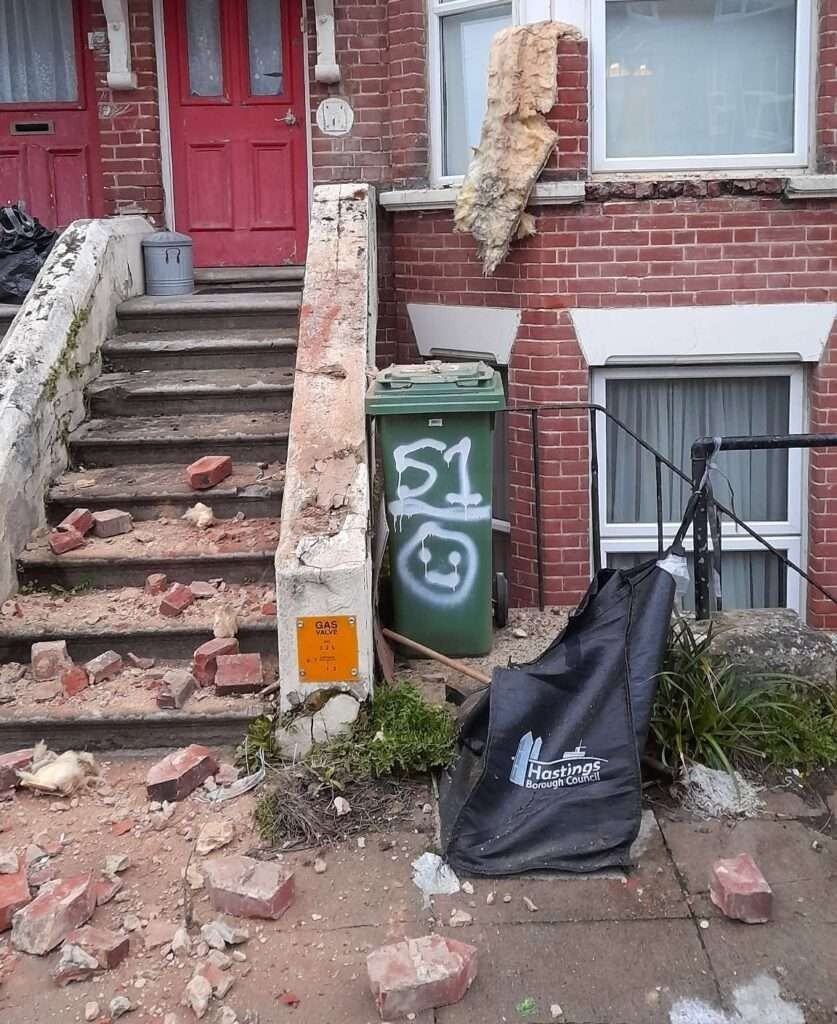 Emergency Response to Building Collapse in Hastings