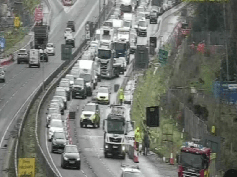 Car Fire on A3 Southbound Prompts Lane Closures Near Cobham