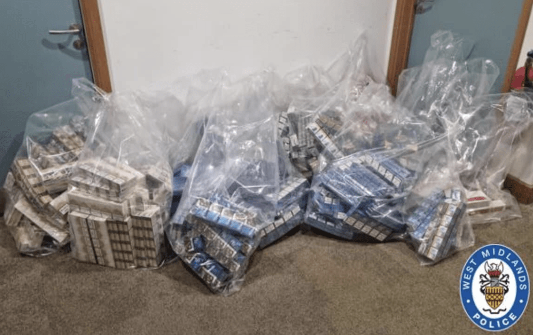 Police Seize Counterfeit Cigarettes Worth £60,000 Following Burglary Incident in Walsall