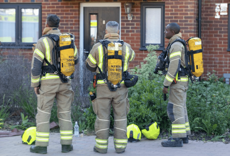 Kitchen Fire at Ashford Flat Quickly Extinguished by Firefighters