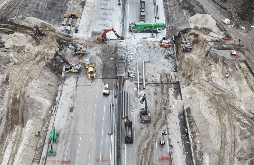 Progress on M25 Motorway Overhaul in Surrey Amid Daytime Closure