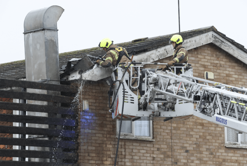 Fire rips through Charcoal Grill in Bockhanger Square, Ashford