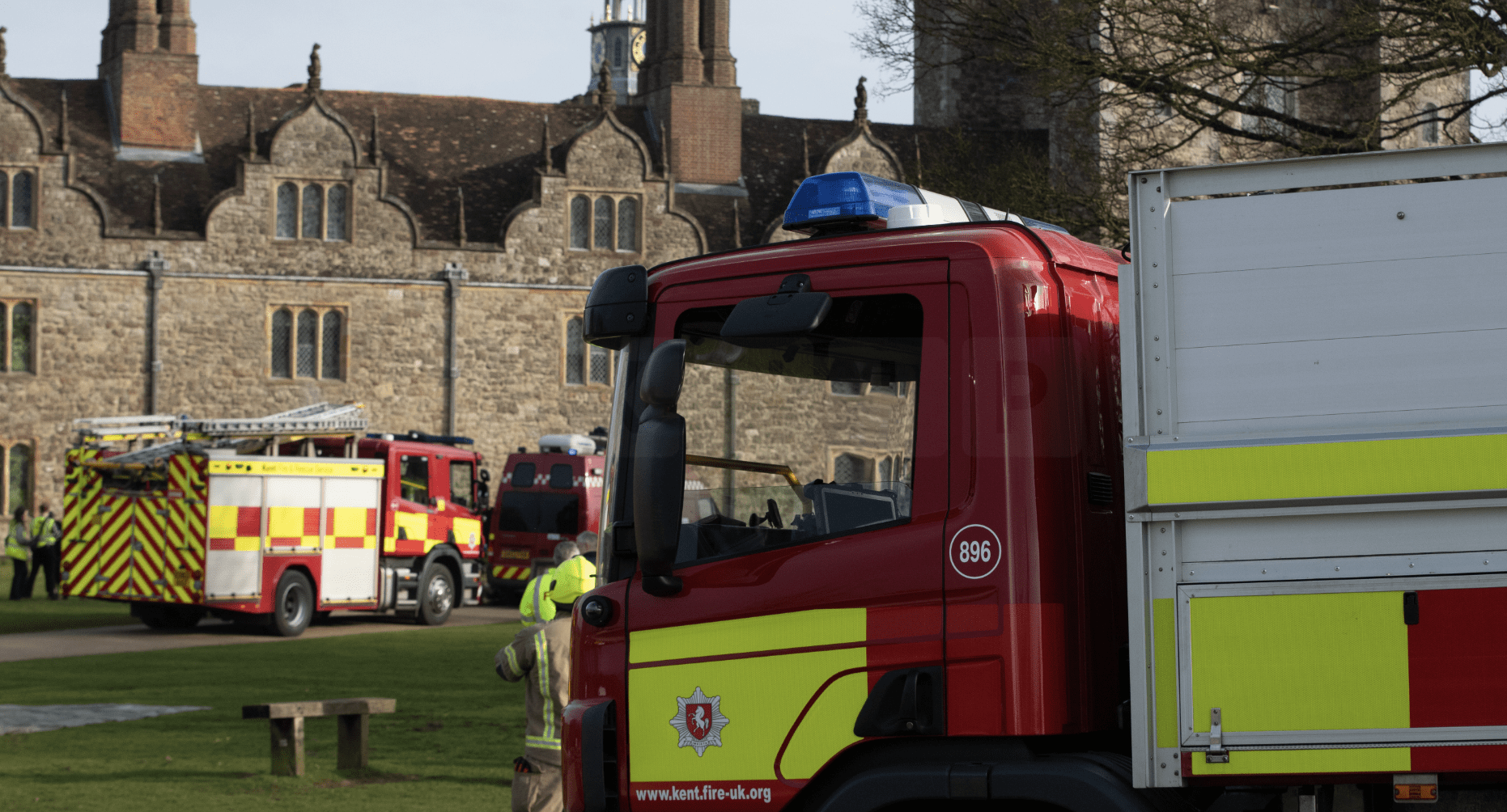 Firefighters Put Skills to the Test at Historic Site