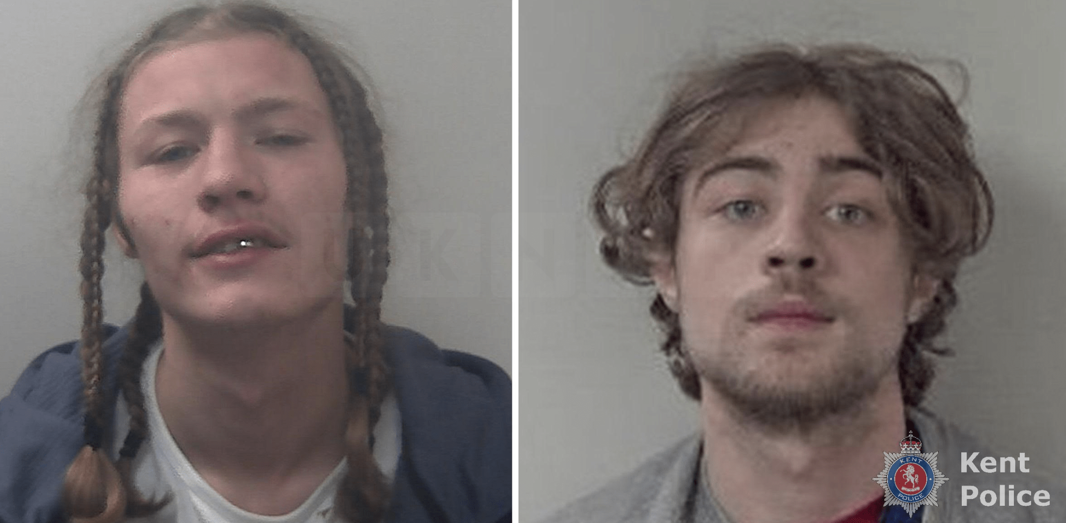 Two men who were quickly tracked down and arrested by police after carrying out a burglary in Ashford have been jailed