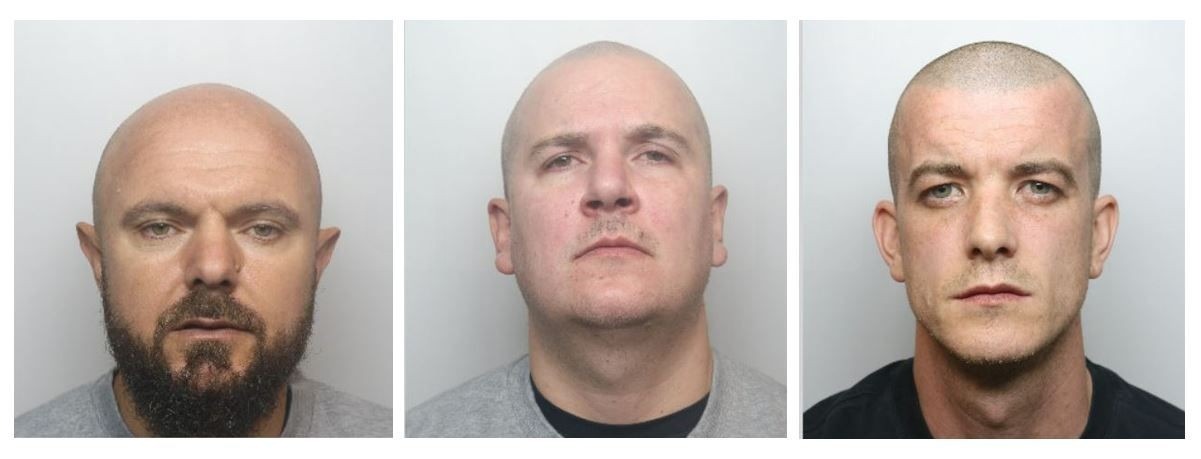 Three men responsible for the production and sale of more than 200kg of cannabis have been locked up
