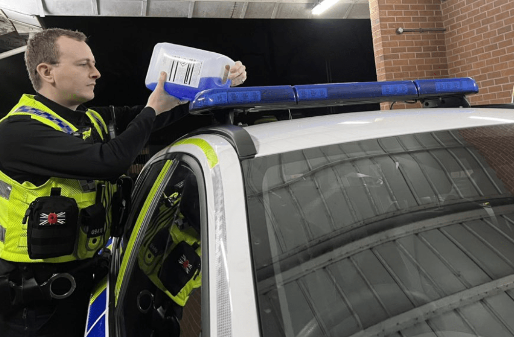 Police Vehicles to Receive Blue Light Reservoir Refills Every 3 Months
