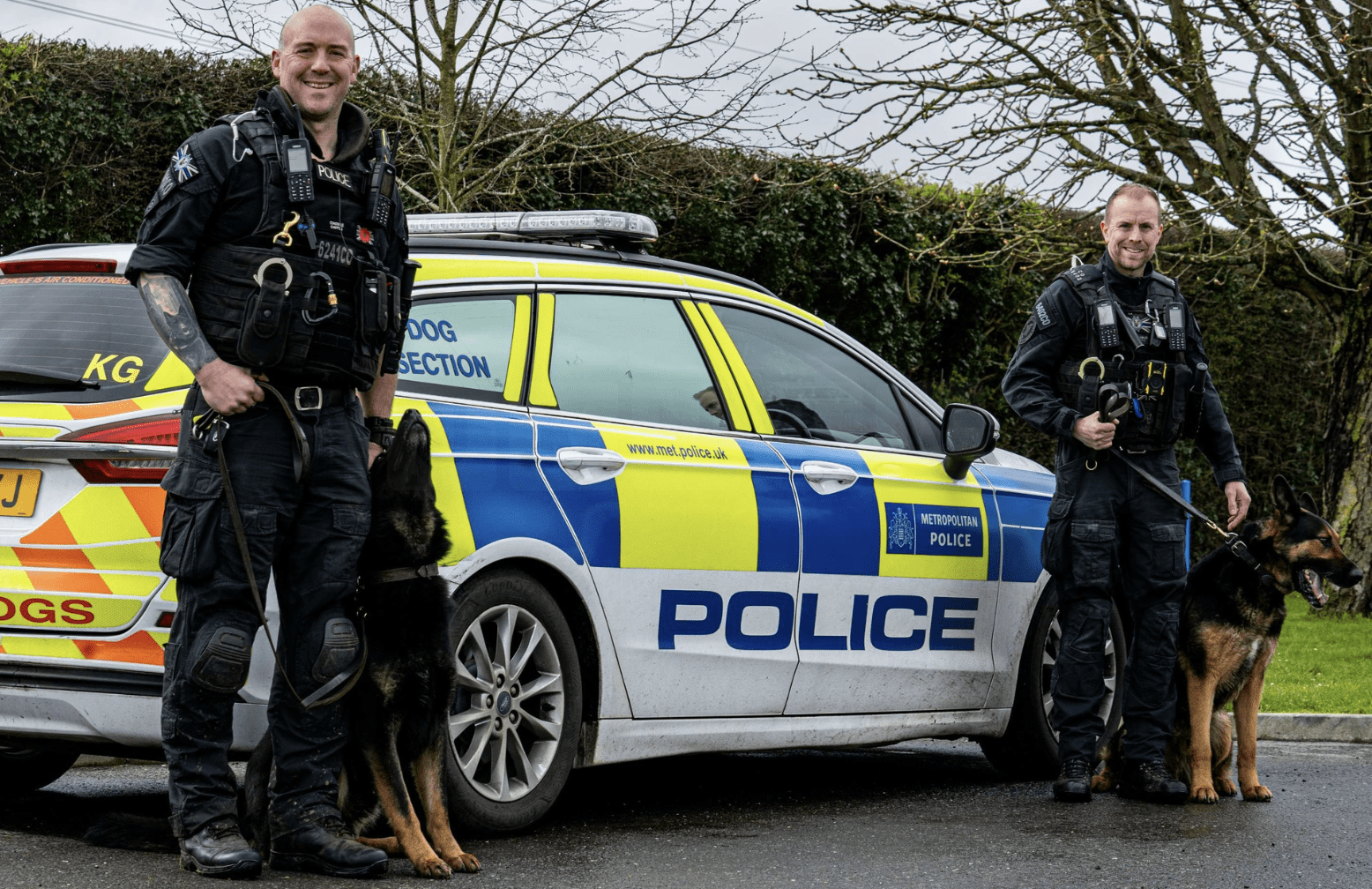 Metropolitan Police Officers and K-9 Partners Awarded for Heroic Actions