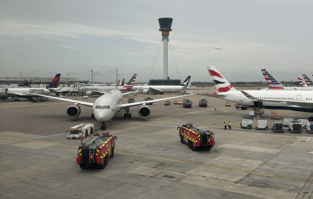 Passenger Planes Collide on Tarmac at Heathrow Airport