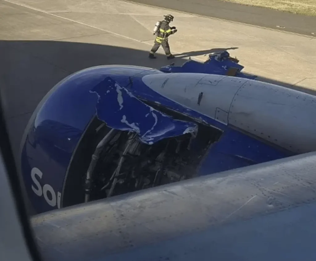 Dramatic Incident at Denver International Airport: Southwest Flight Returns Safely After Engine Cowling Detaches