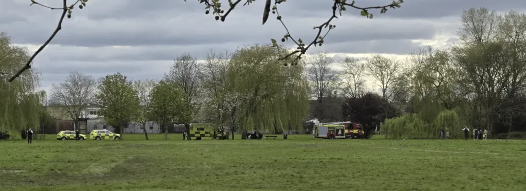 Emergency Response in Queensbury Park Following Serious Incident leaving man in life-threatening condition