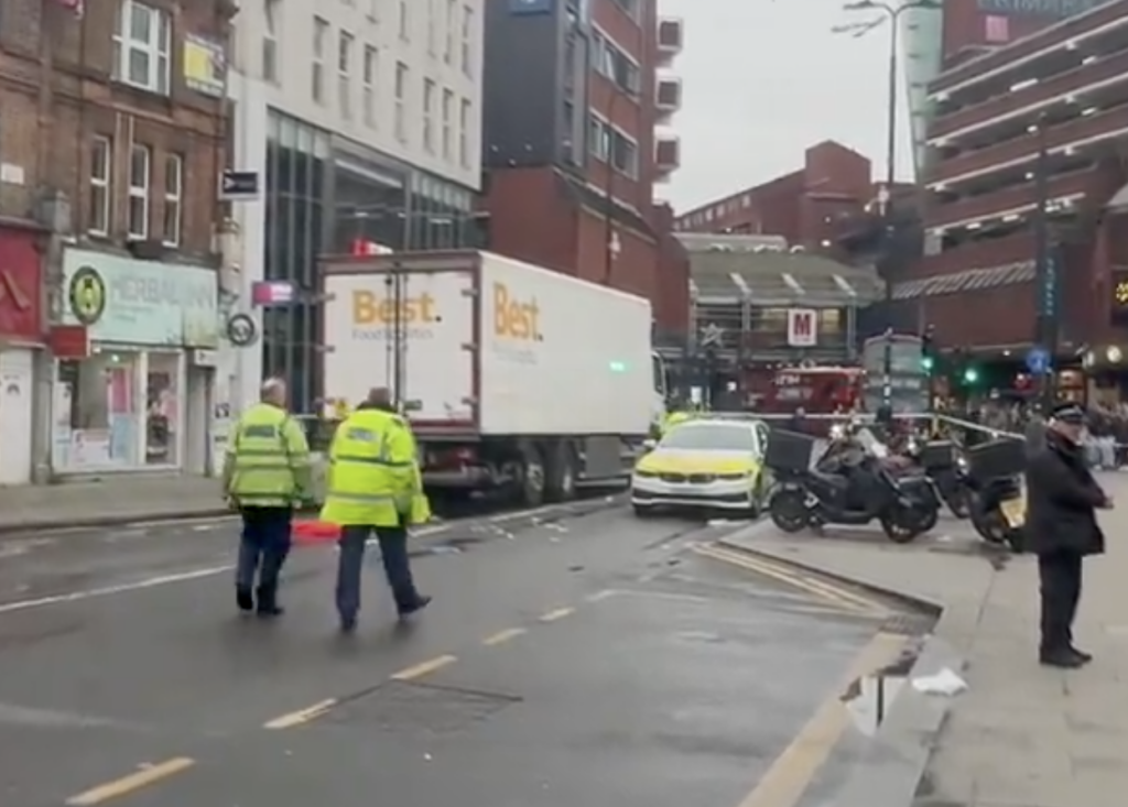 Wood Green Woman Hospitalised After Collision with Lorry on High Road