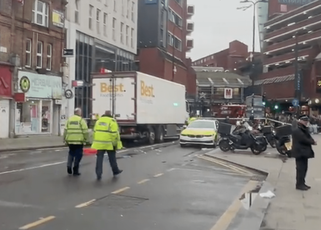 Wood Green Woman Hospitalised After Collision with Lorry on High Road