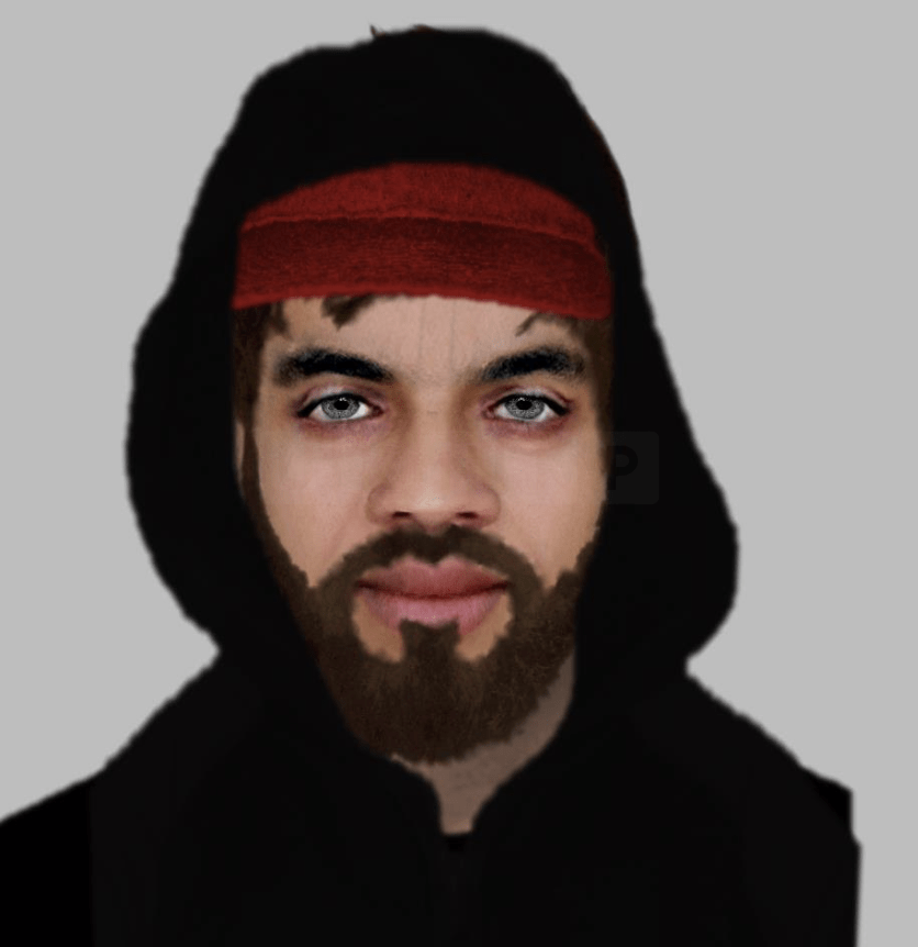 A computer-generated image has been issued by officers investigating an attempted robbery in Maidstone