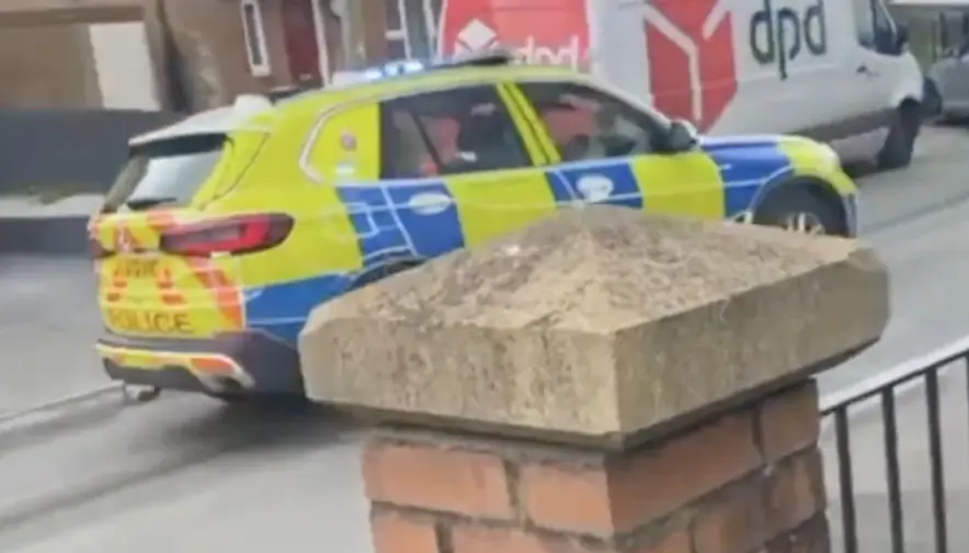 Joyrider Hijacks Police Car in Rochdale, Greater Manchester