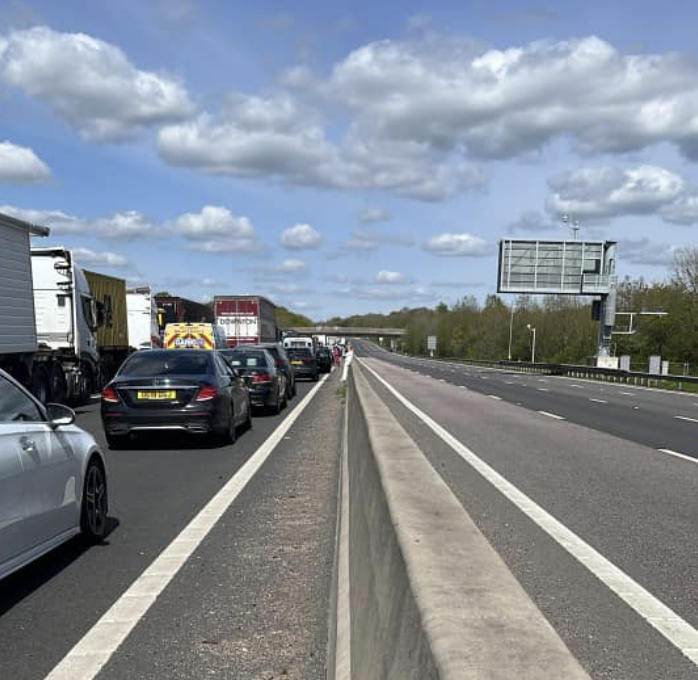 M23 Closed Near Gatwick Following Multi-Car Crash