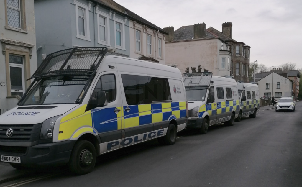 Armed Police Raid House in Folkestone, Arrest Three on Drug Charges