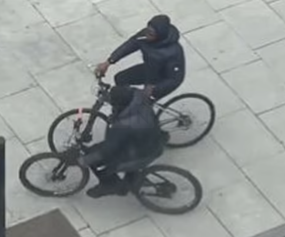 Shocking Footage Captures Machete-Wielding Thug Cycling Outside East London DLR Station