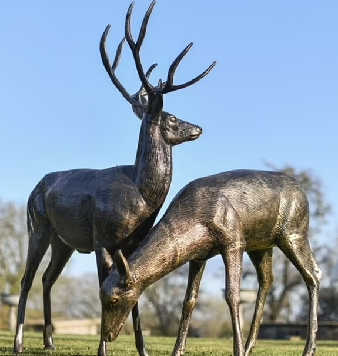 Thieves Swipe £12,000 Worth of Bronze Statues from Rural Garden Without a Trace