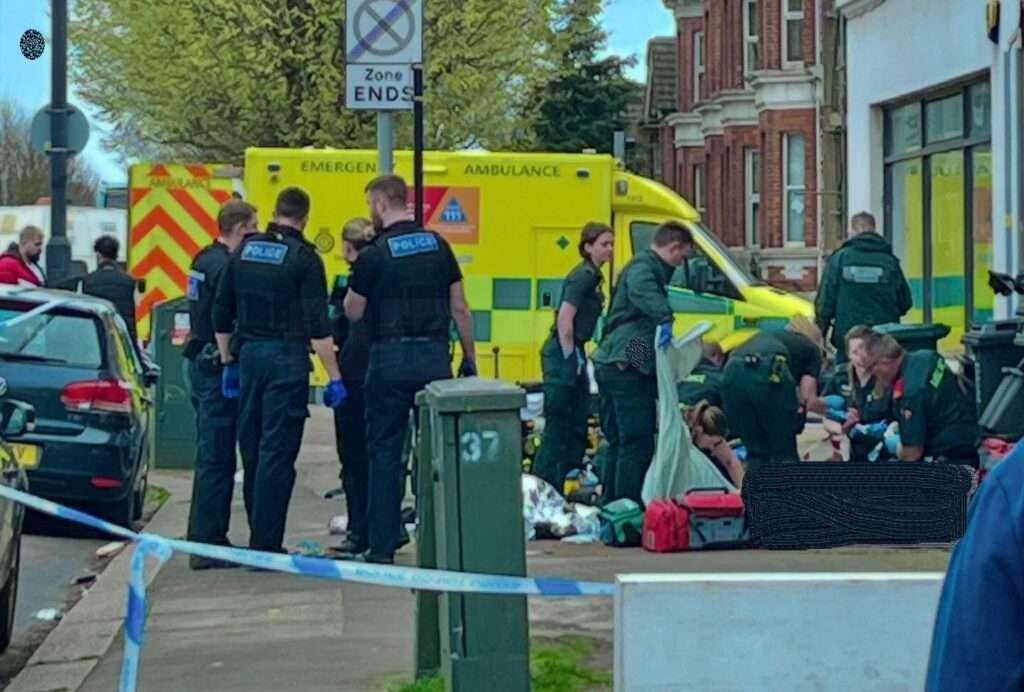 Violent Encounter in Portslade: Five Arrested, Three Wounded