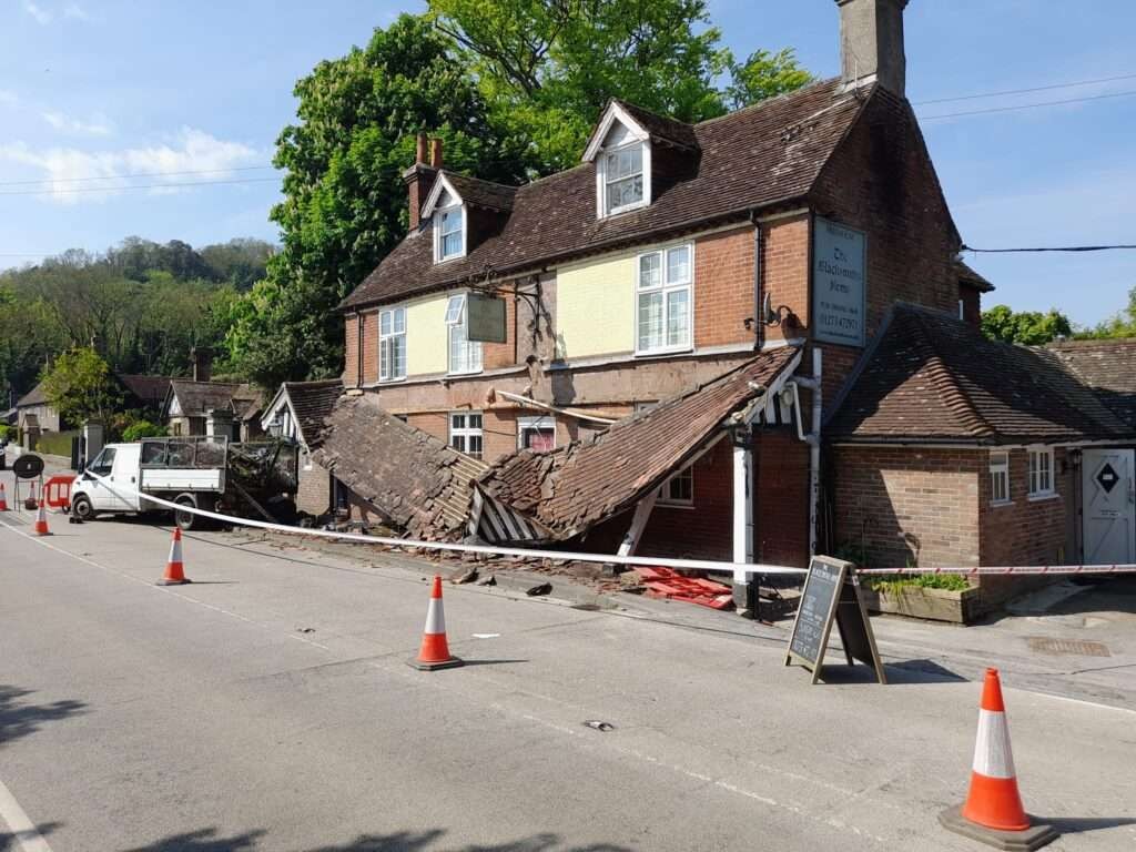 Driver Arrested for Drink Driving after Offham Pub Smash