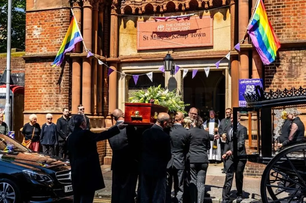 Hundreds Gather to Celebrate the Life of Beloved Drag Queen Miss Jason