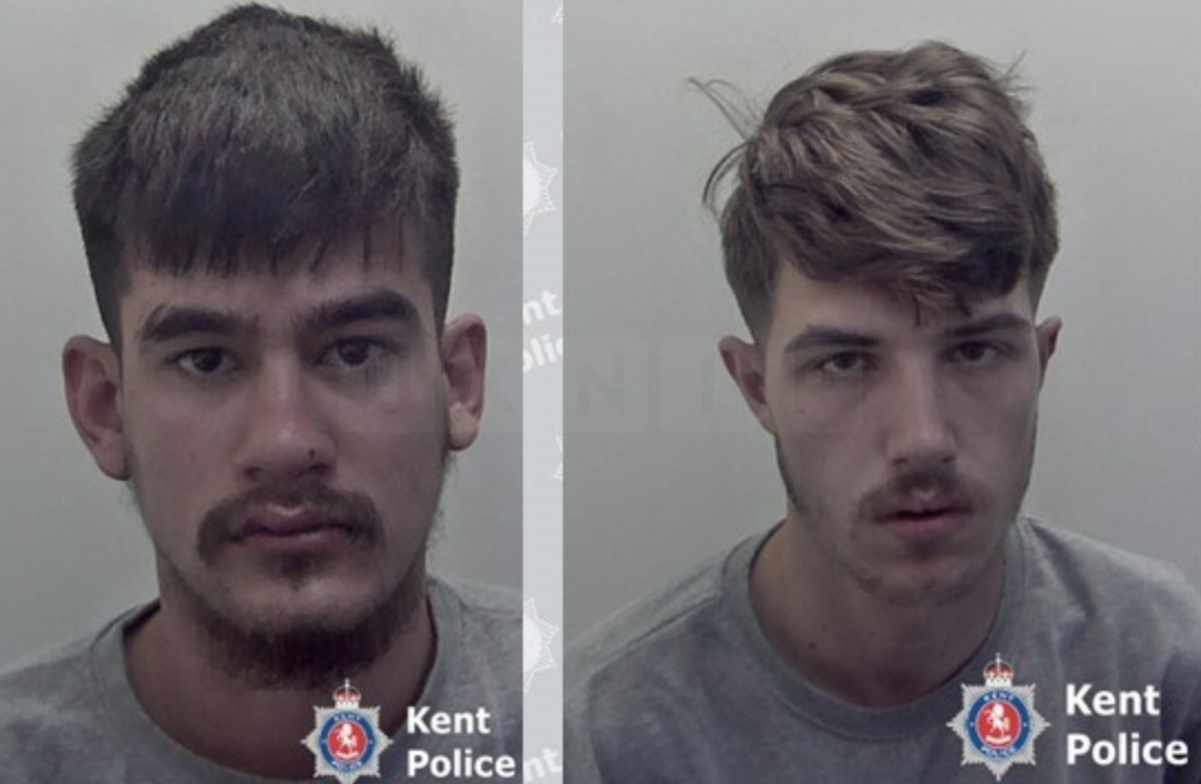 Two men have been jailed following a serious assault in Canterbury that left the victim seriously injured