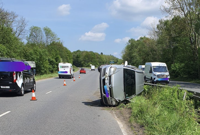 Driver in Custody After Failing Drug Test Following Crawley Collision