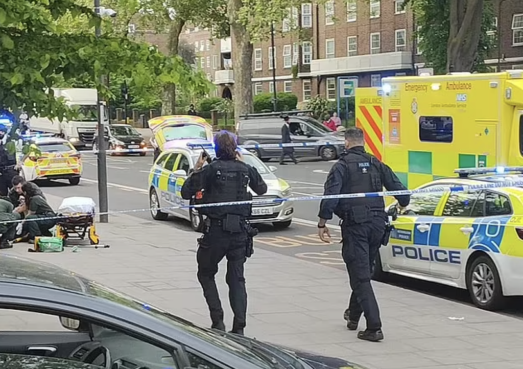 Innocent Bystander Shot in North London Drive-By Gun Battle