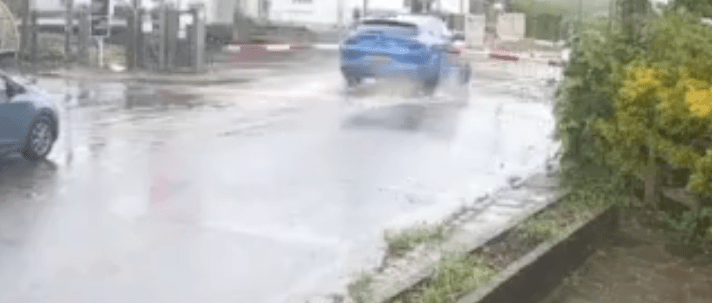 Police Pursuit Ends in Collision at Berwick Station Crossing