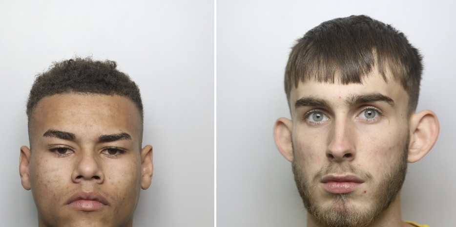 Two men have been sentenced to prison for knife offences and witness intimidation in Newbury