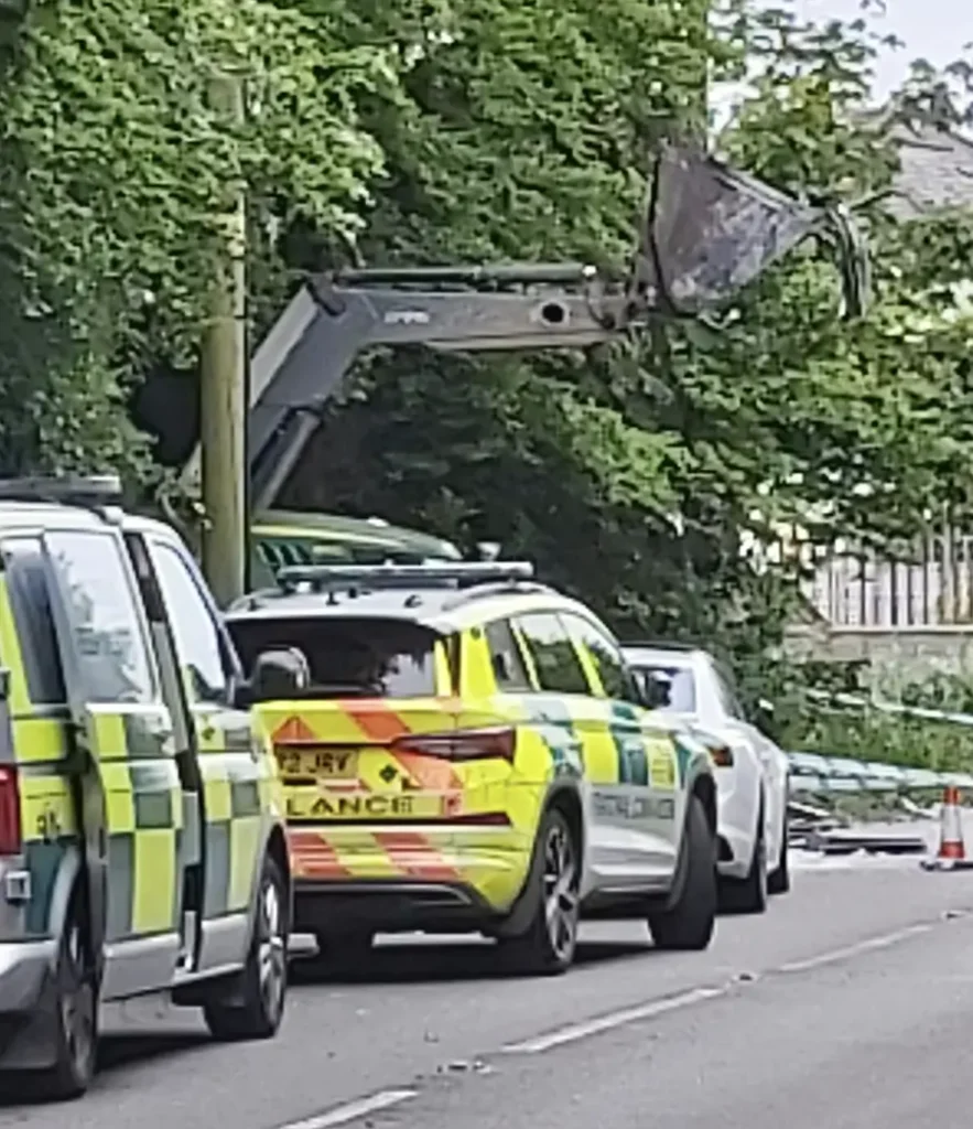 Serious Collision Involving Bus And Tractor Near Meopham Serious collision involving bus and tractor near Meopham