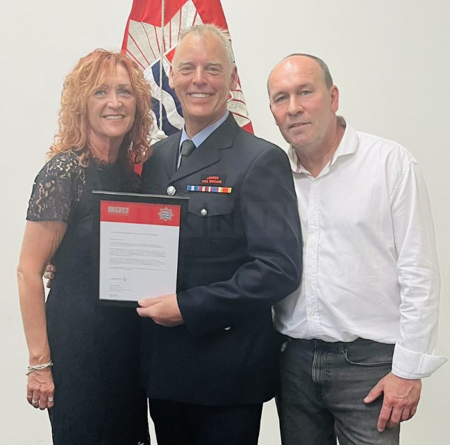 London Fire Brigade Commends Firefighter Grady for Life-Saving Actions