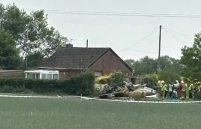 Pilot Dies in Spitfire Crash Near RAF Coningsby Base in Lincolnshire
