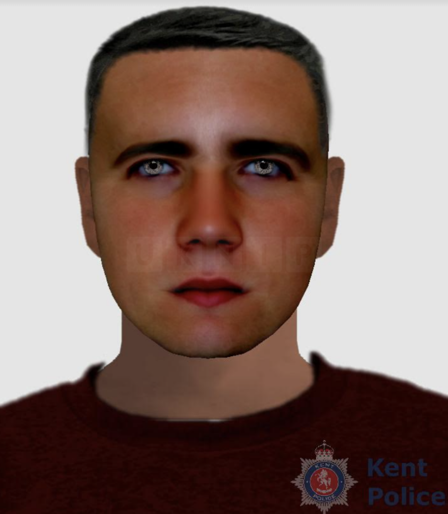 Officers investigating the attempted theft of a bike in Hadlow have released an e-fit image of a suspect