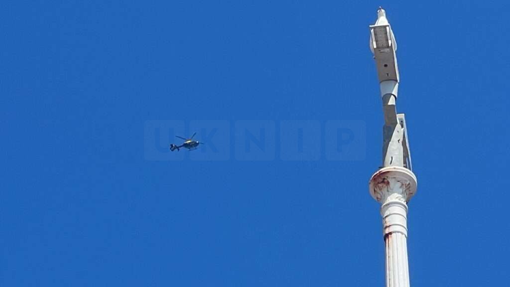 Helicopter Search for Knife-Wielding Motorbike Thief