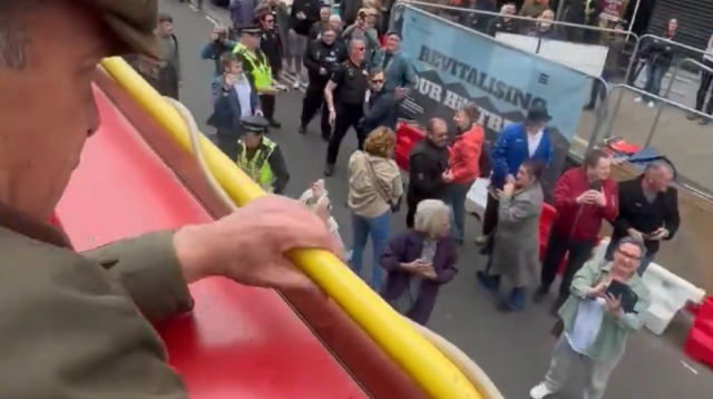 Man Charged with Threatening Behaviour Toward Nigel Farage During Campaign Rally