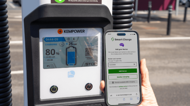 Sainsbury’s Smart Charge Program Offers Nectar Points for EV Drivers